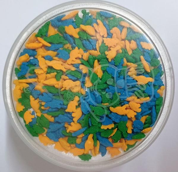 PILLSBURY Funfetti Dinosaur 'Vanilla' Frosting Creme für Kuchen 442 gr